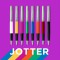 Parker Jotter Originals stylo plume | finition rouge classique | pointe moyenne | encre bleue