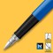 Parker Jotter Originals stylo plume | finition bleue classique | pointe moyenne | encre bleue