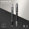 Parker IM Duo Coffret-cadeau avec Stylo Bille et stylo plume | Finition noire avec attributs chromes