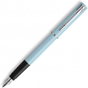 Waterman 2105222 Allure Stylo Plume | Vernis Mat | Plume Fine | Coffret Cadeau | Bleu Bebe