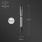 Parker IM stylo roller | Gris mat avec attributs noirs | Pointe fine avec recharge d'encre noire | Coffret cadeau