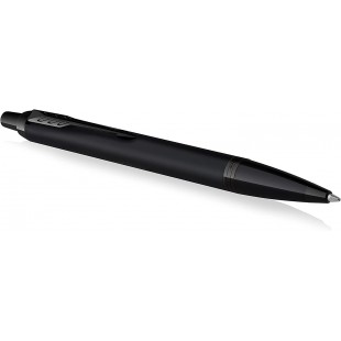 Parker IM stylo bille | Noir mat avec attributs noirs | Pointe moyenne avec recharge d'encre bleue | Coffret cadeau