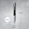 Parker Urban 1931593 Stylo plume Finition Noir estompee avec Attributs Dores