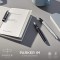 PARKER IM stylo bille | noir mat avec finitions chrome | pointe moyenne avec encre bleue | coffret cadeau