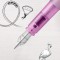 Parker stylo plume Vector XL | Laque lilas metallisee sur laiton | Plume moyenne avec recharge d'encre bleue | Coffret cadeau