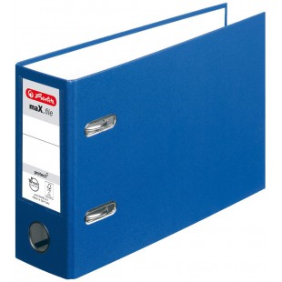 herlitz Classeur PP maX.file protect, A5 a l'italienne, bleu