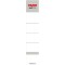 5966056 Lot de 10 Etiquettes de chemises Blanc