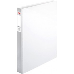 Classeur maX.file pRotect A4, 1 piece, mecanisme combine a  2 anneaux, hauteur de remplissage 25 mm, blanc