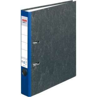 Lot de 25 : Classeur maX.file Nature - En carton - Couverture marbree - Bords renforces - Stable - A4 - 5 cm - Bleu