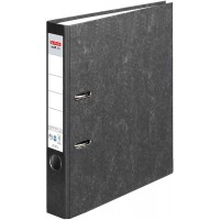Lot de 5 : Classeur maX.file Nature - En carton - Couverture marbree - Bords renforces - Stable - A4 - 5 cm