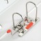Lot de 20 : Classeur maX.file Nature - En carton - Couverture marbree - Bords renforces - Stable - A4-8 cm - Rouge