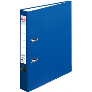 Lot de 25 : Classeur A4 5450309 maX.file protect avec etiquettes de dos de 5 cm bleu