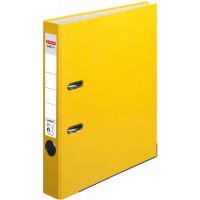 Lot de 25 : Classeur A4 5450309 maX.file protect avec etiquettes de dos de 5 cm jaune