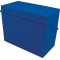 helit boite de fichier pour cartes A6 horizontal Bleu