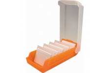 Boite a cartes de visite et a fiches A7 Beebox (Orange)