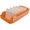 Boite a cartes de visite et a fiches A7 Beebox (Orange)