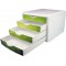  tiroirs Boite - The Chameleon" blanc/vert