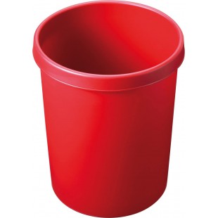 h6106225 Grande corbeille a papier Rouge 45 l