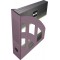 H2661025 - Porte-revues « The Green Bridge », DIN A4 / C4, en plastique recycle, certifie Blauer Engel, bordeaux, 1 p