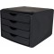 - Boite de rangement pour tiroir « The green chameleon » en plastique recycle certifie par un ange bleu Noir
