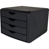 - Boite de rangement pour tiroir « The green chameleon » en plastique recycle certifie par un ange bleu Noir