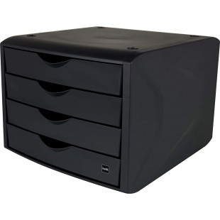 - Boite de rangement pour tiroir « The green chameleon » en plastique recycle certifie par un ange bleu Noir