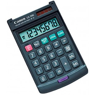 LS-39 Calculatrice E DBL EMEA 8 Chiffres - Noir