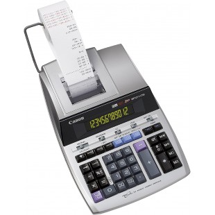 MP1211-LTSC Calculatrice de bureau avec Imprimante a  ruban encreur 12 chiffres Ecran retro-eclaire 2 couleurs Fonction Taxe / B