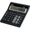 Anzeigender Tw1220ssolar calculatrice de bureau - Noir