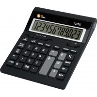 Anzeigender Tw1220ssolar calculatrice de bureau - Noir