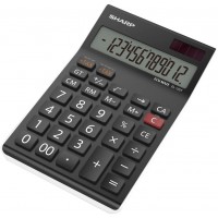 Sharp El-125Twh Bureau Calculatrice de Bureau - Noir/Blanc