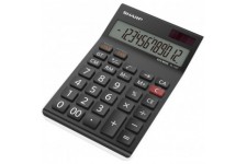 Sharp El-125Twh Bureau Calculatrice de Bureau - Noir/Blanc