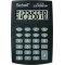 REBELL Calculatrice hc208 de re plus simple, affichage 8 chiffres ecran LCD et triple fonction memoire, Noir