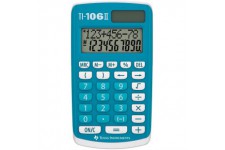 Texas Instruments TI 106 S Calculatrice 4 operations pour classes primaires