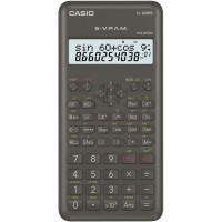 Casio FX-82MS-2 Calculatrice scientifique alimentation par pile, gris