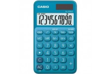 Casio SL-310UC-BU Calculatrice de poche bleu Ecran: 10 solaire, a  pile(s) (l x H x P) 70 x 8 x 118 mm