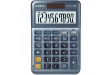 Casio MS100EM Calculatrice de Bureau a  10 Chiffres a  energie solaire/Batterie avec Calcul de Pourcentage avance, Conversion de