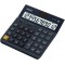 Casio DH12ET Calculatrice de Bureau Calcul de la Taxe a  12 Chiffres Memoire totale Fonctionnant sur Batterie solaire Noire