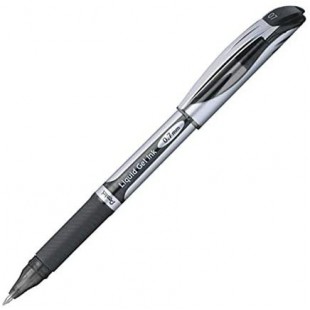 Pentel BL57-A Roller encre gel Pointe metal 0,7 mm Noir