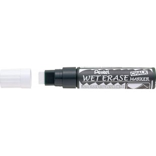 Pentel Weterase SMW56-W Marqueur vitre pointe large biseautee 10x15 mm Blanc