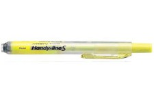 PENTEL Handy-Lines S Surligneur Retractable/Rechargeable Jaune