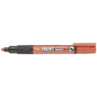 Pentel Paint Marker Marqueur peinture couvrante a  Pointe conique moyenne Orange
