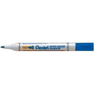 Pentel MW85-C Marqueurs effacables pour tableau Blanc pointe conique moyenne encre Bleue