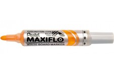 Pentel Maxiflo Green Label Marqueur pour Tableau Blanc a Pointe conique large Jaune