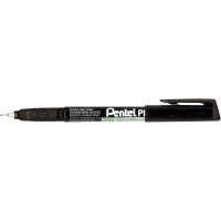 Pentel Green Label Marqueur Permanent a  Pointe conique Extra fine Noir