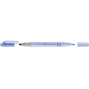 Pentel SLW11P-CE Illumina Flex Surligneur Couleurs pastel avec double pointe pour surligner, souligner, marquer, met