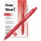 Pentel BK440 Wow Penna Sfera, Rosso, 12 Pezzi