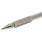 Pentel 0.8mm Tip Hybrid Gel Metallic Ink Pen with Comfortable Finger Grip - Silver