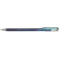 Pentel 23-k110 Dual metallique Hybrid Dual metallique Roller encre gel, Gel, 1 piece, brillant 2 effets de couleurs differentes 