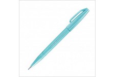 Pentel Arts Brush Sign Pen SES15C-S2X, Feutre pinceau, Bleu pastel